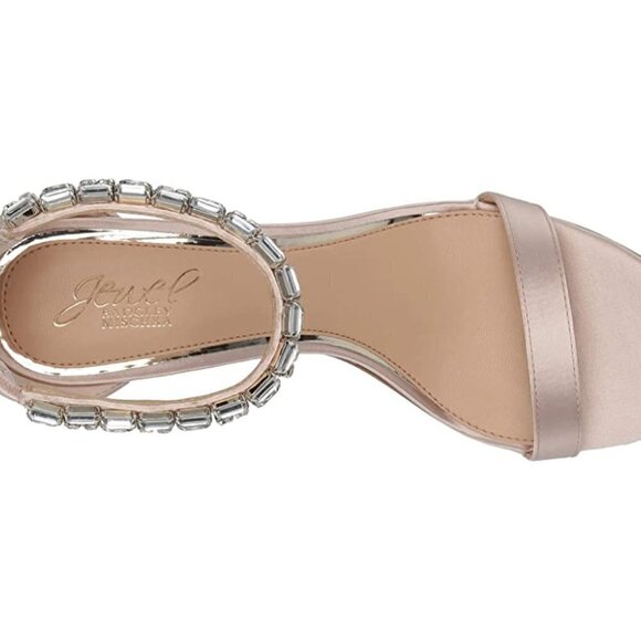Jewel Badgley Mischka Katerina Embellished Ankle Strap Shoe - Picture 4 of 6